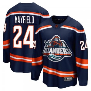 Men's Fanatics Branded New York Islanders Scott Mayfield Navy Special Edition 2.0 Jersey - Breakaway