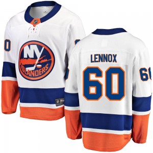 Youth Fanatics Branded New York Islanders Tristan Lennox White Away Jersey - Breakaway
