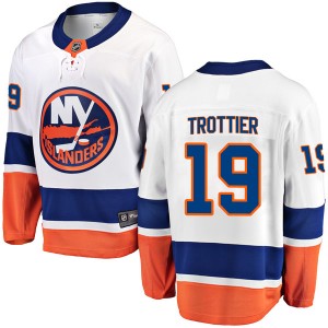 Youth Fanatics Branded New York Islanders Bryan Trottier White Away Jersey - Breakaway