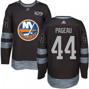 Men's New York Islanders Jean-Gabriel Pageau Black 1917-2017 100th Anniversary Jersey - Authentic