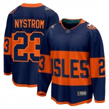 Men's Fanatics Branded New York Islanders Bob Nystrom Navy 2024 Stadium Series Jersey - Breakaway