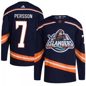 Youth Adidas New York Islanders Stefan Persson Navy Reverse Retro 2.0 Jersey - Authentic