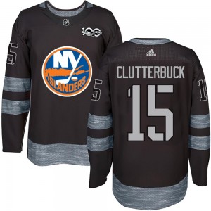 Youth New York Islanders Cal Clutterbuck Black 1917-2017 100th Anniversary Jersey - Authentic